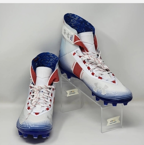Under Armour Men's Highlight MC TX LE Football Cleats 3025854 100 Size Multi - Picture 3 of 10